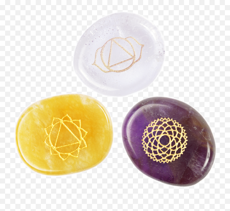 7 Chakra Stones Set - Madibella Paperweight Emoji,Foot Charkra Emotions