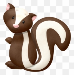 Woodland Clipart Skunk Woodland Skunk Transparent Free For - Brown Skunk Cartoon Emoji,Skunk Emoji