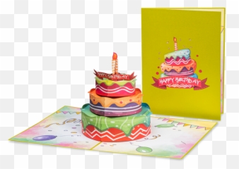 Happy Birthday Cake Pop - Up Card U2013 Paper Love Emoji,Emojis Themes Of A Birthday Party