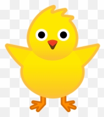 Front Facing Baby Chick Icon - Chicken Emoji,Baby Emoji Png