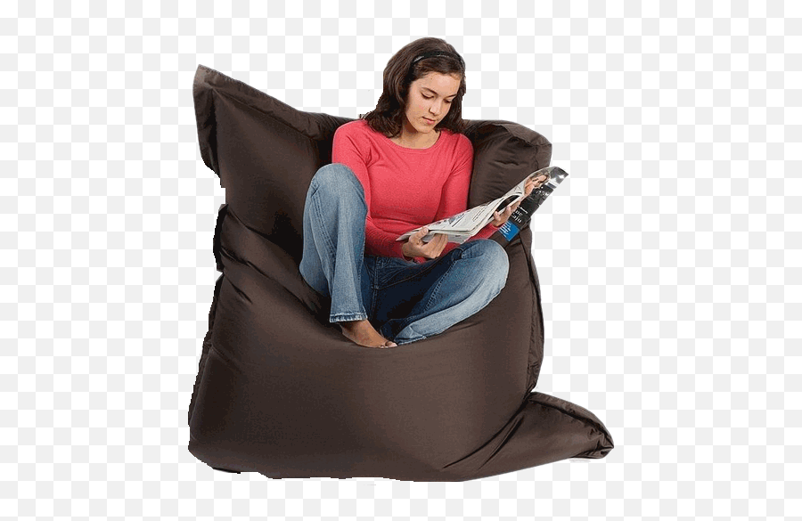 Girl In Brown Chair Png Official Psds Emoji,Bean Bag Chairs Emojis