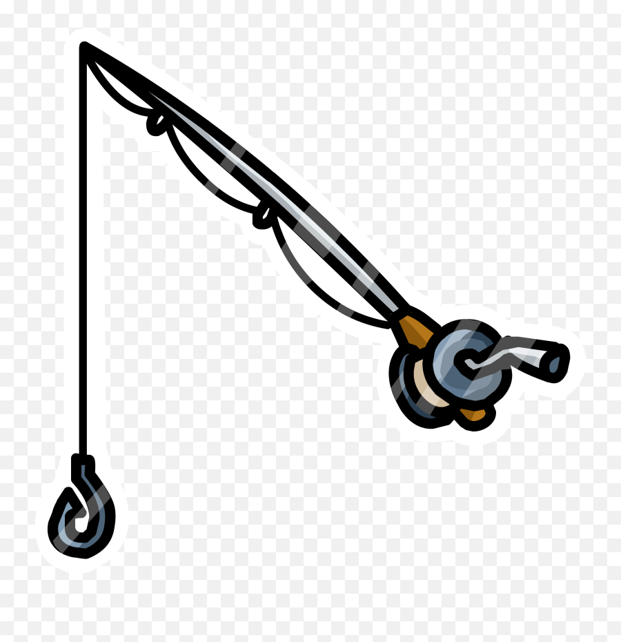 Fishing Rod Pin - Fishing Stickers Transparent Emoji,Fishing Emojis