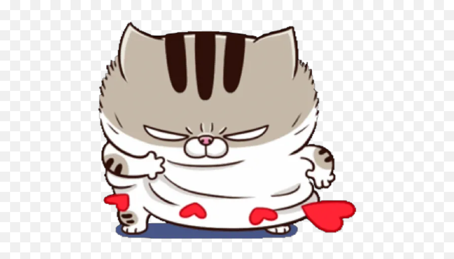 Sticker Maker - Fat Cat Whatsapp Sticker Emoji,Fat Cat Emoji