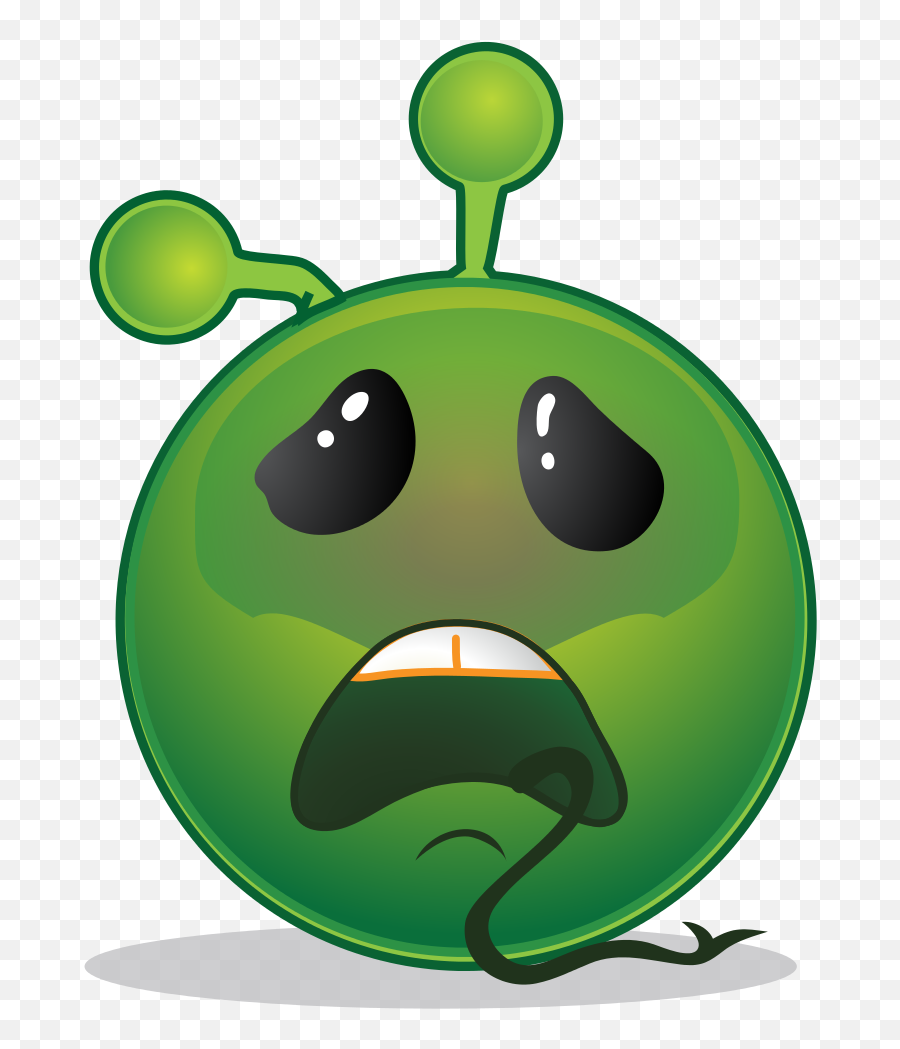 Dateismiley Green Alien Sickeningsvg U2013 Wikipedia Emoji,Sickened Emoji