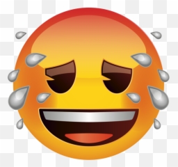 Brand - Hot Face Emoji Png,Sweating Emoji