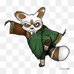 How To Draw Master Shifu Kung Fu Panda - Kung Fu Panda Shifu Drawing Emoji,Kung Fu Panda Emoji
