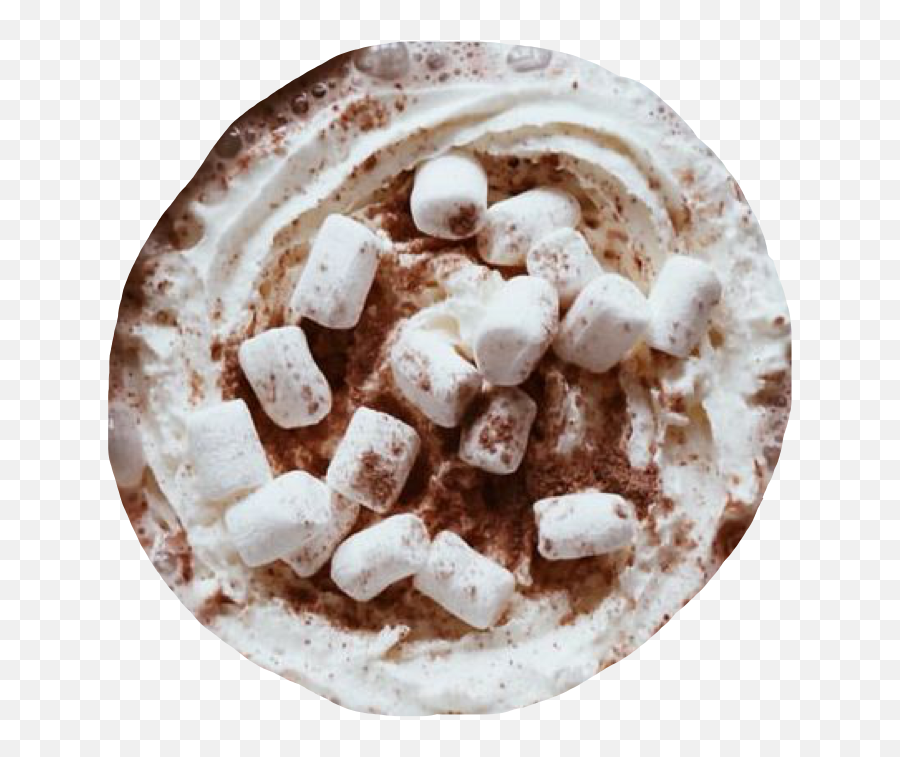 Marshmallow Caffee Sticker By Tuçe - Winter Aesthetic Hot Chocolate Emoji,Marshmallow Emoji