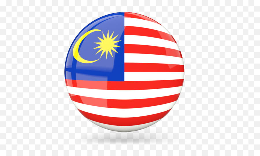 Malaysia Flag Icon Png Transparent Png - Malaysia Flag Icon Round Emoji,Swedish Flag Emoji