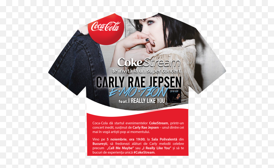 Castiga Una Din Cele 8 Invitatii La Concertul Carly Rae - Coca Cola Emoji,Carly Rae Jepsen Emotion Album Cover