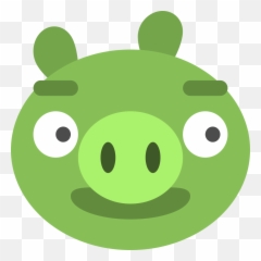 Bad Pig Icon Flat Free Sample Iconset Squid Ink - Pig Angry Bird Icone Emoji,Piggy Emoticons