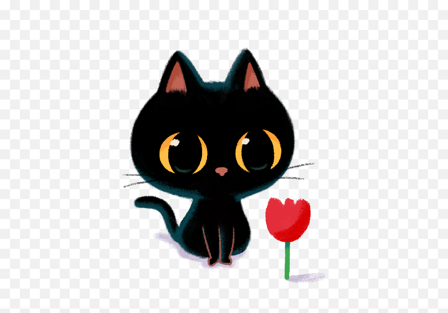 Black Cat Emoji U0027happy My Ashu0027 On Behance - Lovely,Cat Emoji Set