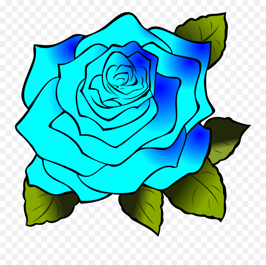 Blue Rose Png Svg Clip Art For Web - Drawing Emoji,Blue Rose Emoji
