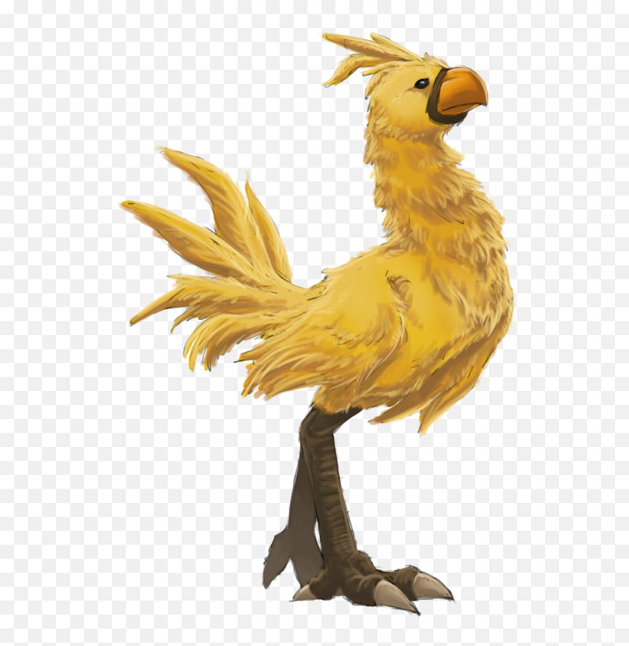 Chocobo Finalfantasy Bird Sticker - Chocobo Final Fantasy Free Emoji,Chocobo Emoji