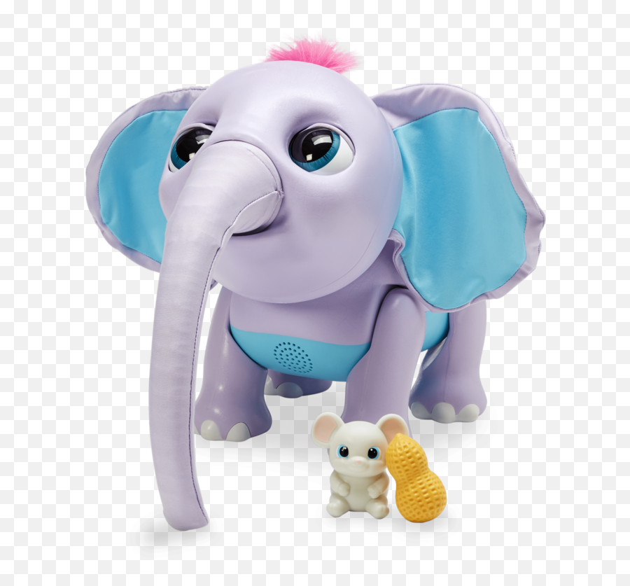 Wildluvs Juno Interactive Baby Elephant Interactive Baby - Soft Emoji,Elephant Emoji Png
