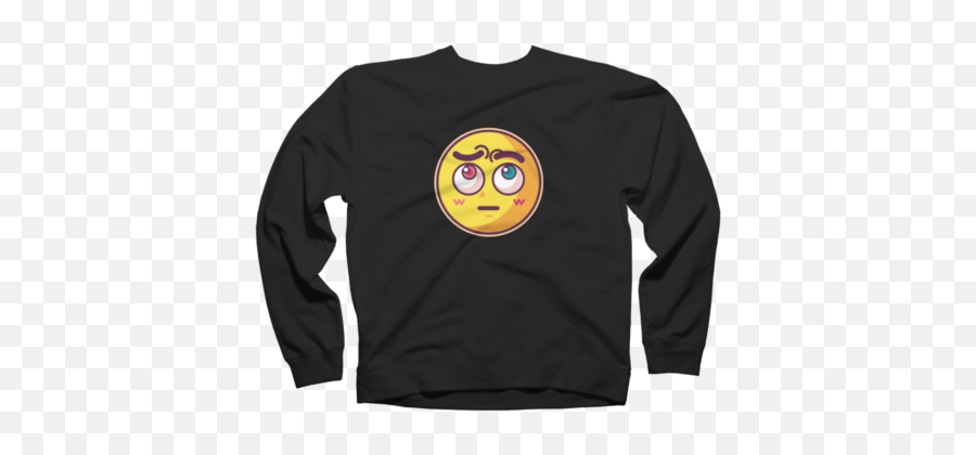 Best Anime Sweatshirts Design By Humans - Sweater Emoji,Chinese Eyes Emoticon