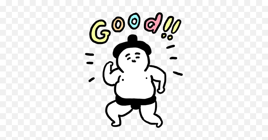 Sumo Sticker By Harapecorporation Inc - Dot Emoji,Punching Emoji Japanese Sumo Sticker By Harapecorporation Inc - Dot Emoji,Punching Emoji Japanese