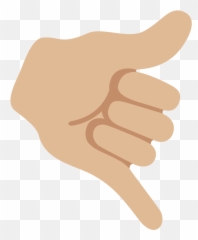 Download Open - Hang Ten Emoji Transparent Background,Aloha Emoji