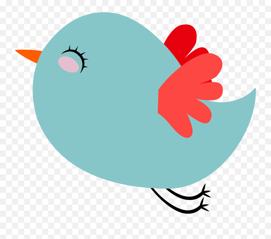 Kawaii Clipart Bird Kawaii Bird - Bird Cute Cartoon Png Emoji,Bird Emoticon Tumblr