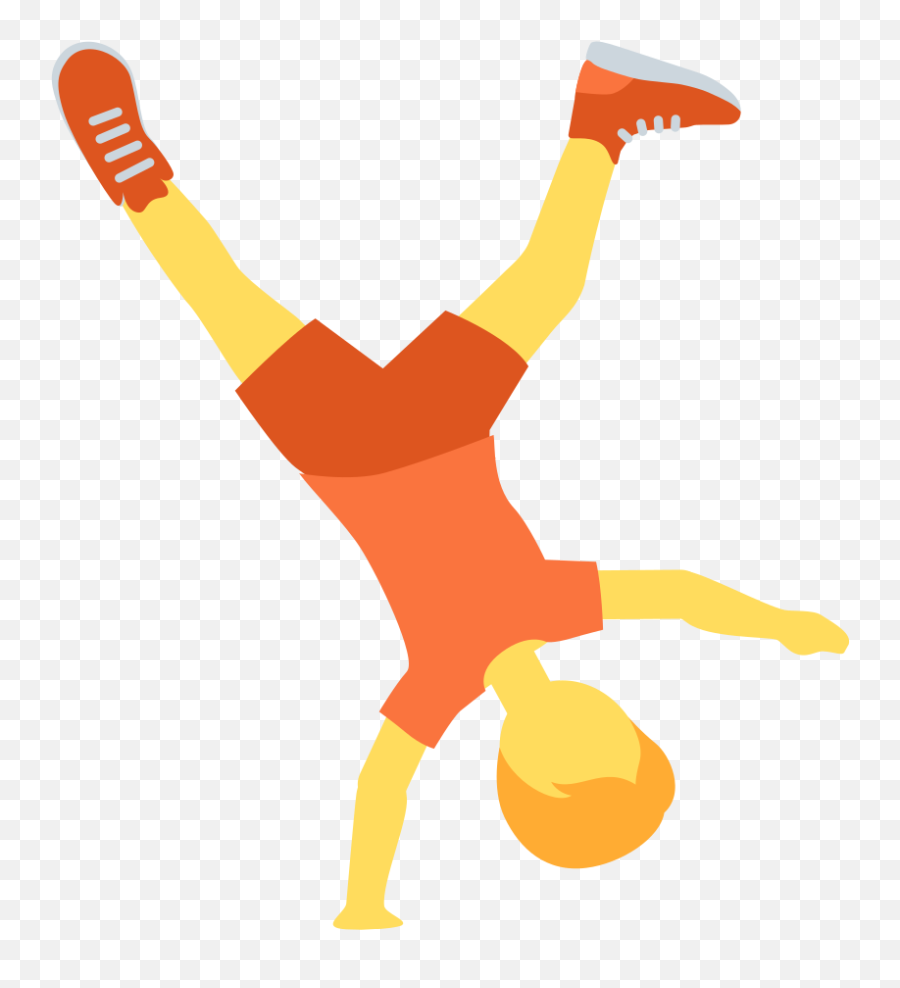 Person Cartwheeling Emoji - Vejrmølle Png,Emoji Move