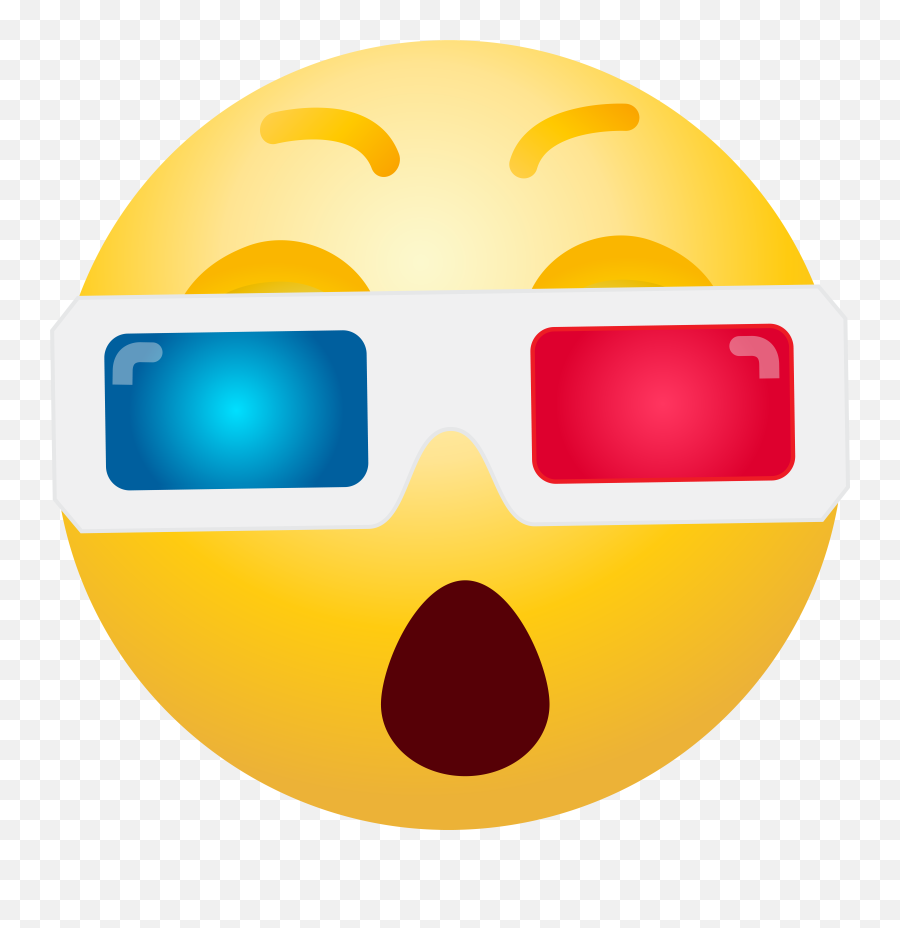 3d Glasses Emoticon Emoji Clipart Info - 3d Glasses Emoji Png,Sunglasses Emoji Snapchat