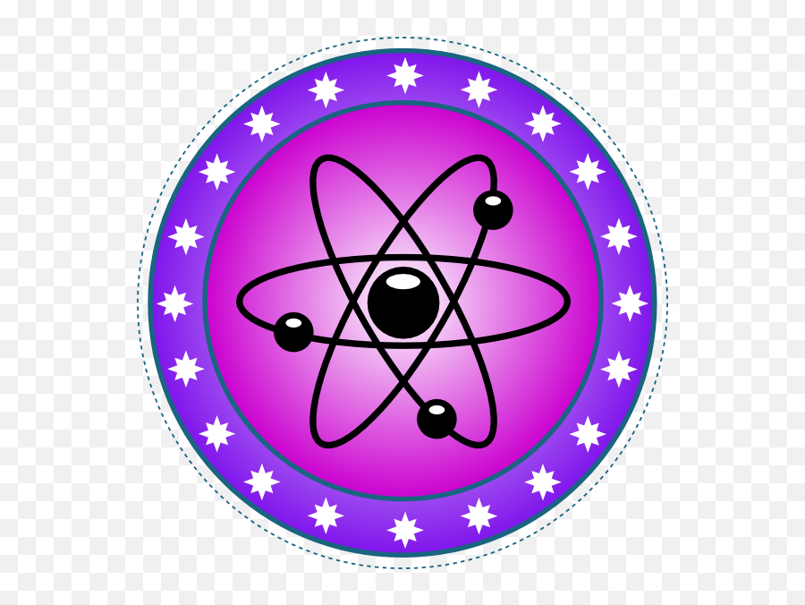 Atom Clip Art - Atoms And Molecules Illustration Emoji,Emojis And Symbols Atom