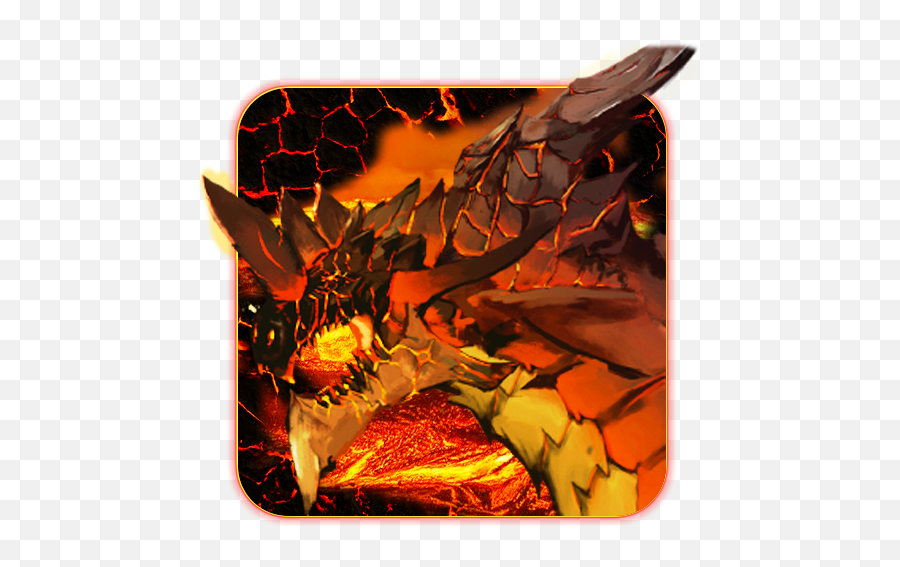 Dragon And Flame Magma Keyboard Theme - Fictional Character Emoji,Hent Sjove Emojis Gratis