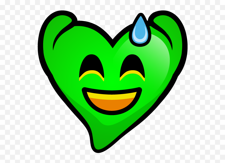 Green Hearts Stickers - Happy Emoji,Green Heart Yellow Heart Purple Heart Emoji