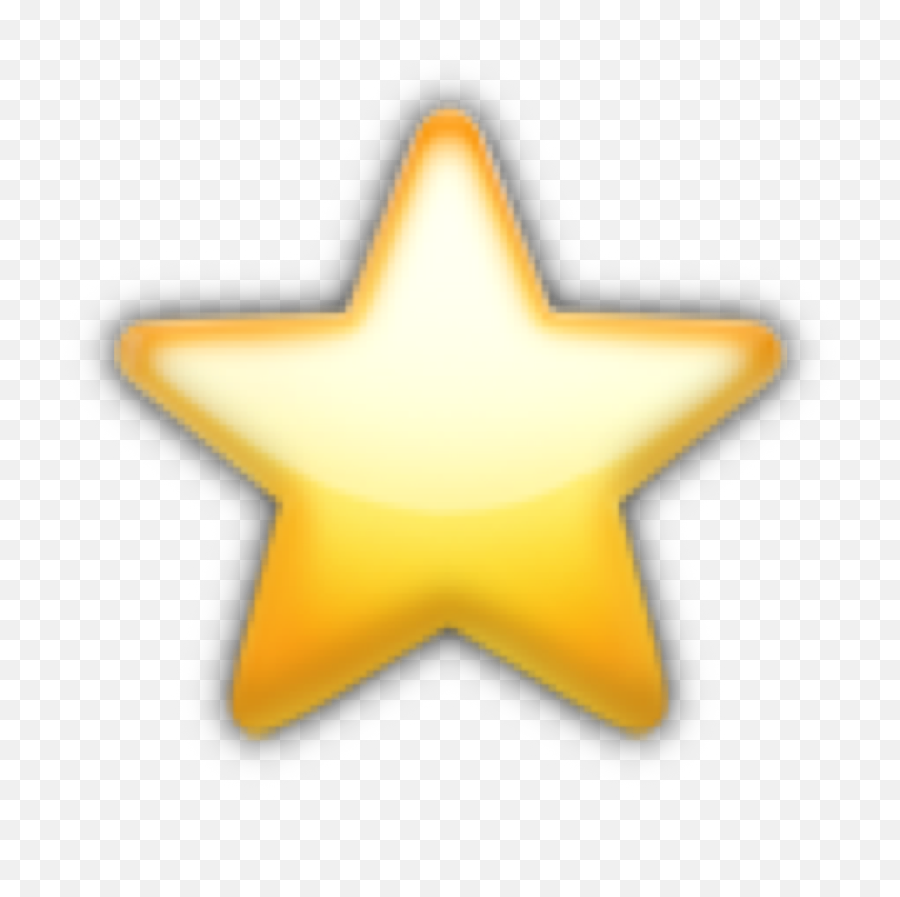 Emoji Star Yellow Golden Sticker - Vertical,Gold Star Emoji