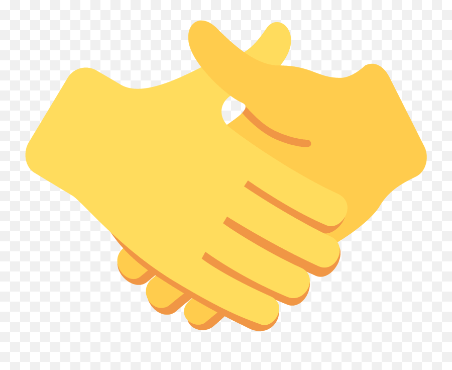 Handshake Emoji Clipart Free Download Transparent Png - Handshake Emoji Black Background,Emoji Opening