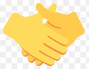 Handshake Emoji Clipart Free Download Transparent Png - Handshake Emoji Black Background,Emoji Opening