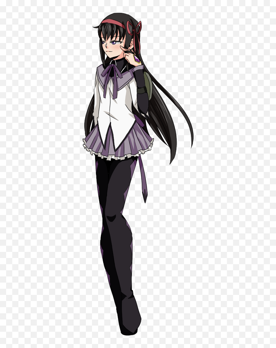 Homura Akemi - Fictional Character Emoji,Contract Madoka Magica Emoticon