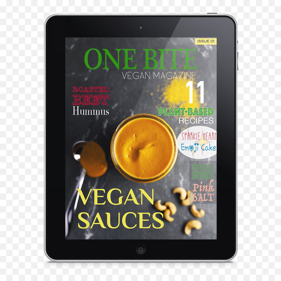 One Bite Vegan Magazine - Smart Device Emoji,Announcement Emoji