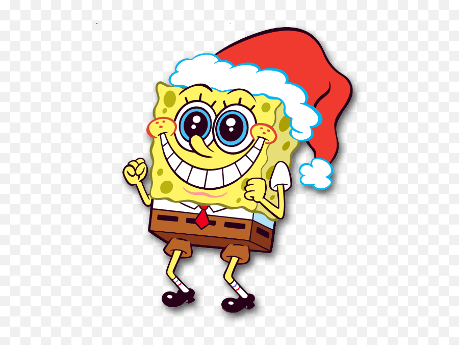 Best Spongebob Png Images Full Hd - Spongebob Christmas Emoji,Emoticon Mikir Bergerak Png