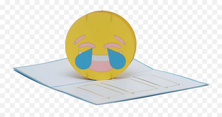 Pop Emoji Png - Laughing Emoji Pop Up Card Circle,Card Emoji