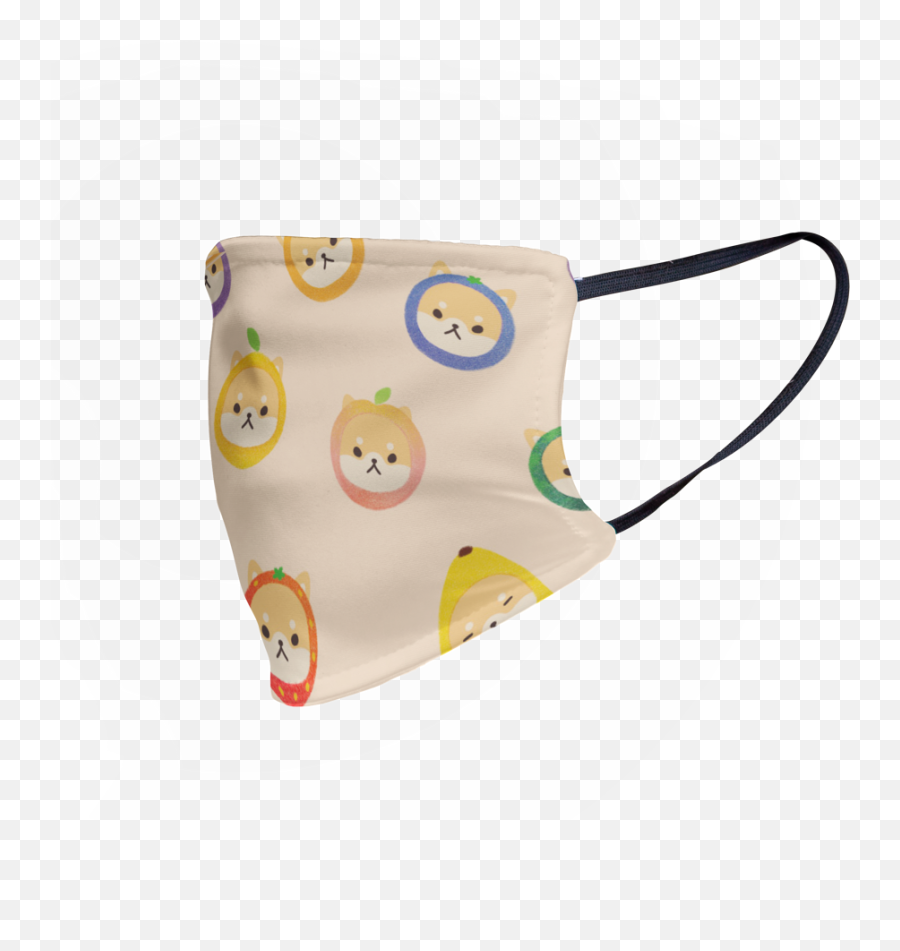 For Fans By Fansfruithead Shiba Toss Mask Emoji,Emoticon Head Mask