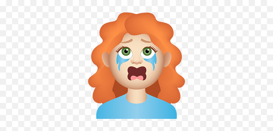 Gingermoji Kristina Caizley Emoji,Crying Emoji Female Pop Sweater