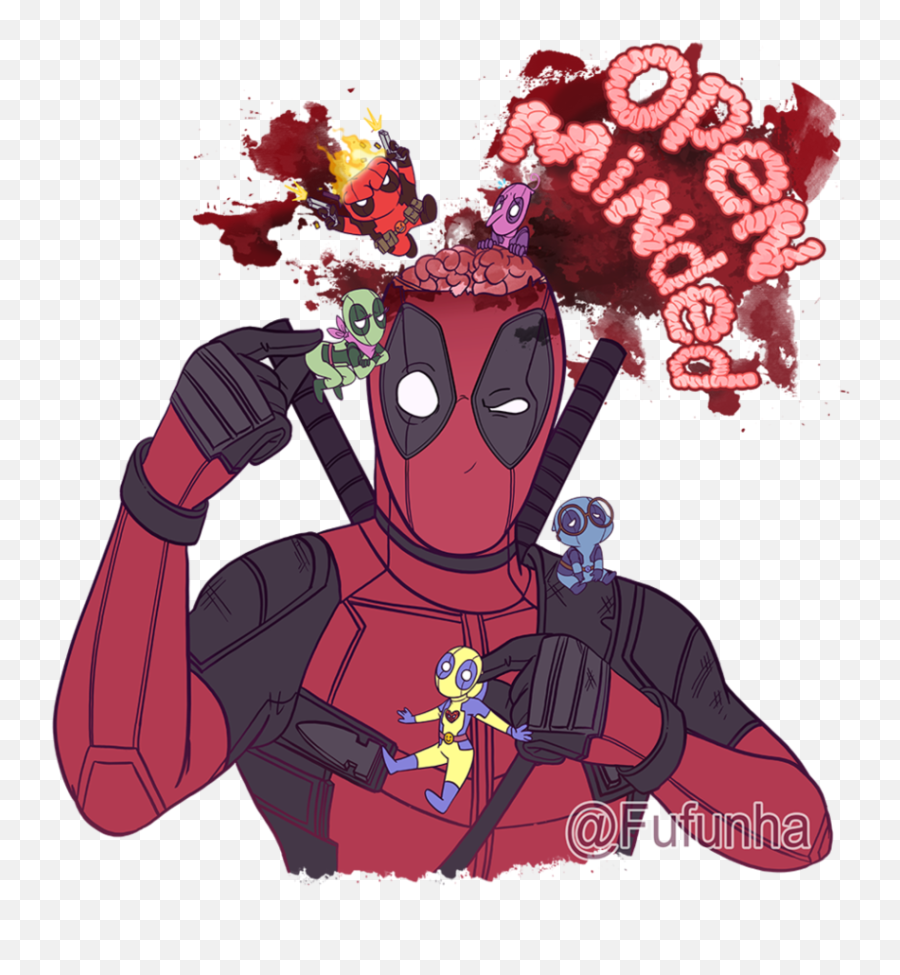 Deadpool Divertido Dibujos Marvel - Fan Art Deadpool Fun Emoji,Deadpool Emoji Poster