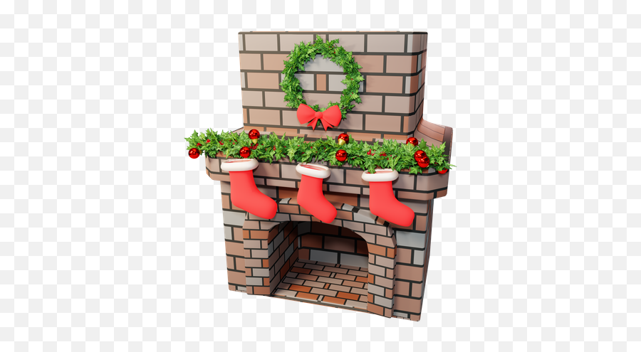 Premium Christmas Tree And Snowman 3d Illustration Download Emoji,Brick Emoji Ios