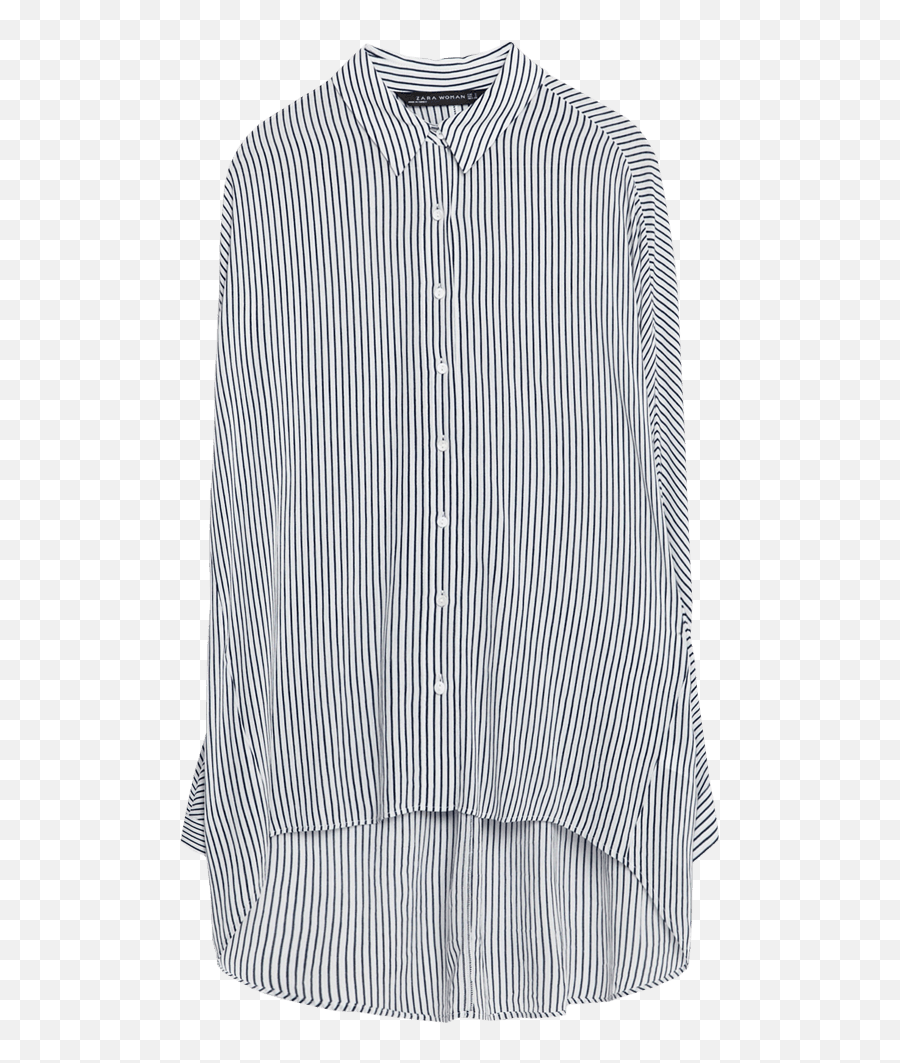 Zara Shirt White Navy - Oversized Shirt Of Zara Emoji,Emoji Shirts And Pants