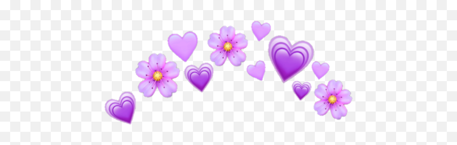 Emoji Emoticons Sticker By U0027 - Purple Heart Crown Png,Buddha Emoji