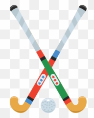 Field Hockey Stick And Ball Clipart - Ice Hockey Stick Emoji,Field Hockey Emoji