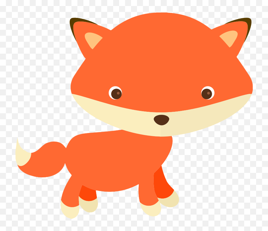 Free Cute Fox Clip Art - Clipartix Free Cute Clip Art Emoji,Cub Emoji