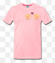 Eat Gay Love Tagged Peachy - Short Sleeve Emoji,Peach Emoji T Shirt