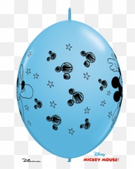 10 X 12 Disney Mickey Mouse Assorted Quick Link Qualatex - Dot Emoji,Mickey Mouse Ears Emoji