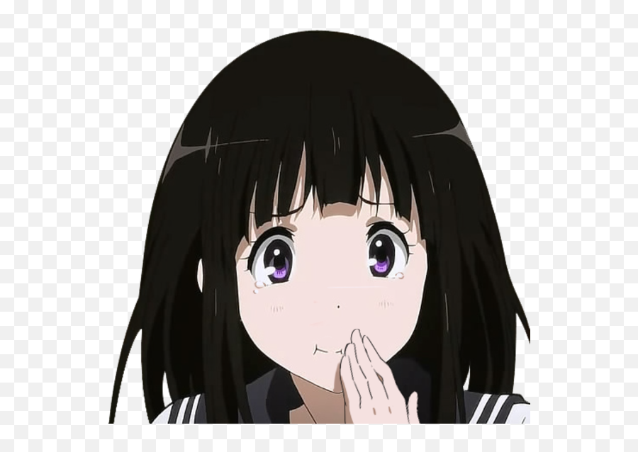 Iscute - Meme Transparent Anime Face Png Emoji,Satania Emoji