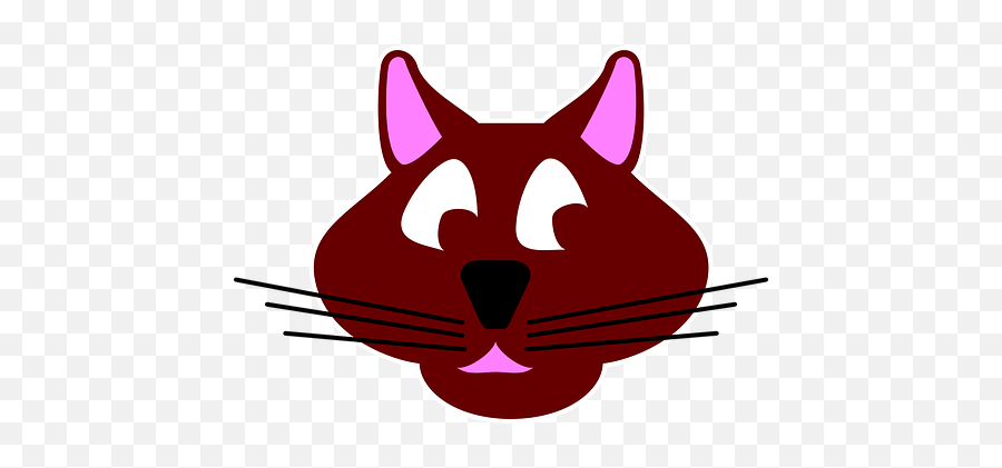 70 Cat Face Vector - Pixabay Pixabay Cat Brown Face Clipart Emoji,Lady Cat Emoji