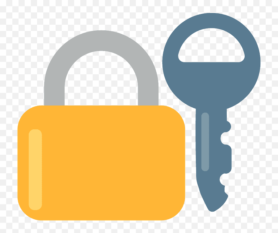 Locked With Key Emoji - Lock And Key Emoji,Lock Emoji