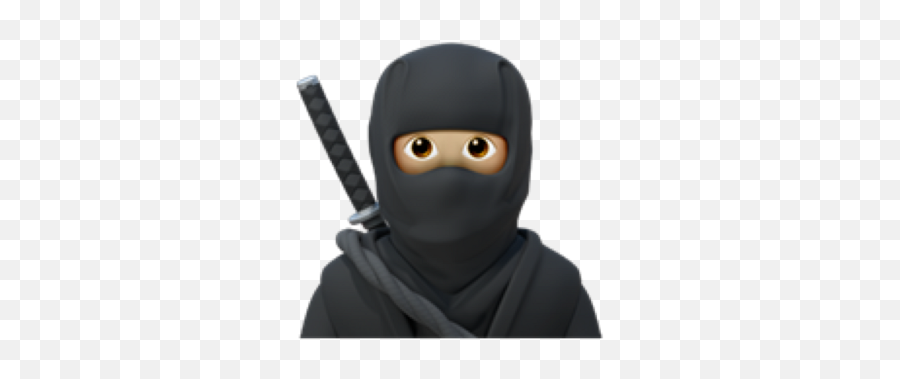 Ninja Samurai Emoji Japanese Anime - Emoji Apple Ios 14,Ninja Emoji