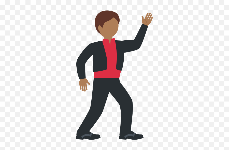 Medium - Lalaki Ng Sumasayaw Clip Art Emoji,Black Man Shrug Emoji