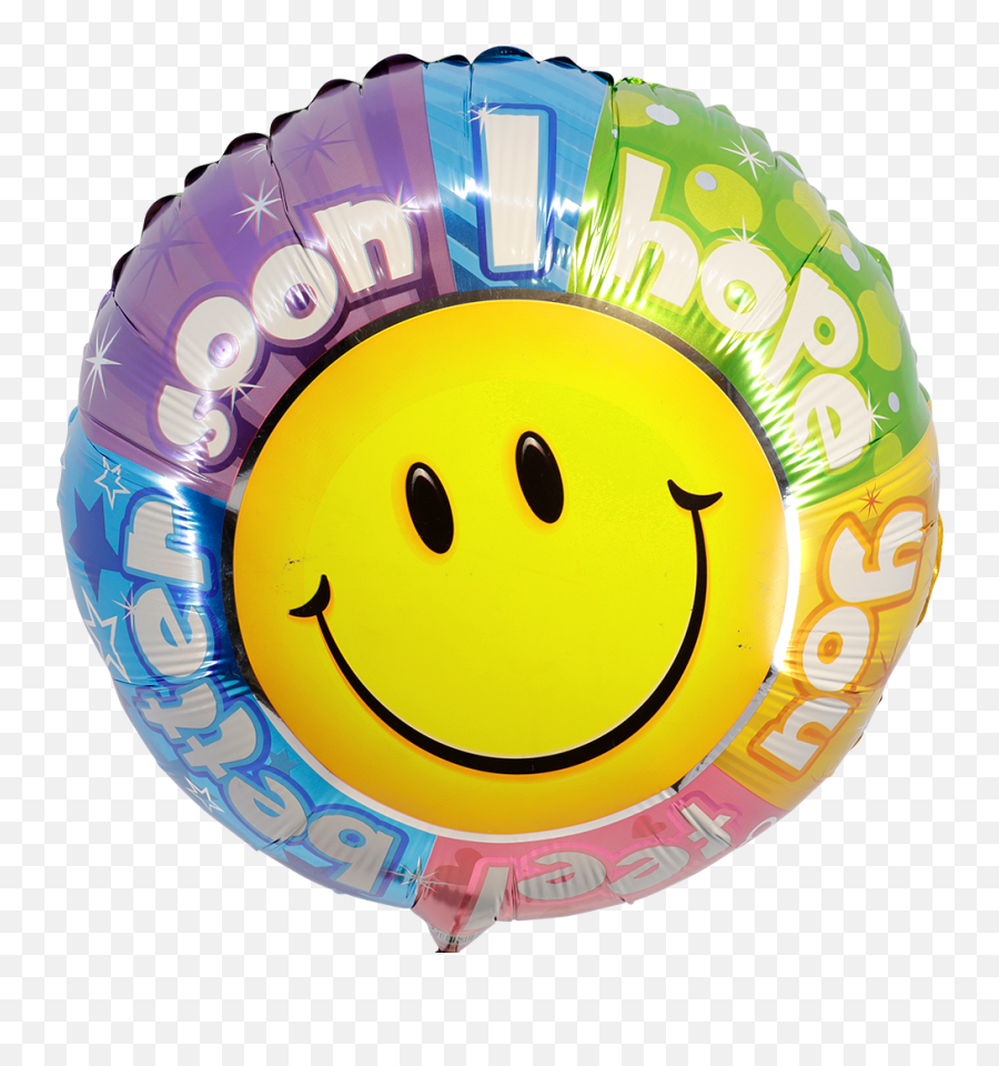 Beterschap Heliumballon Bestellen Bezorgen - Happy Emoji,Emoticons Hartje
